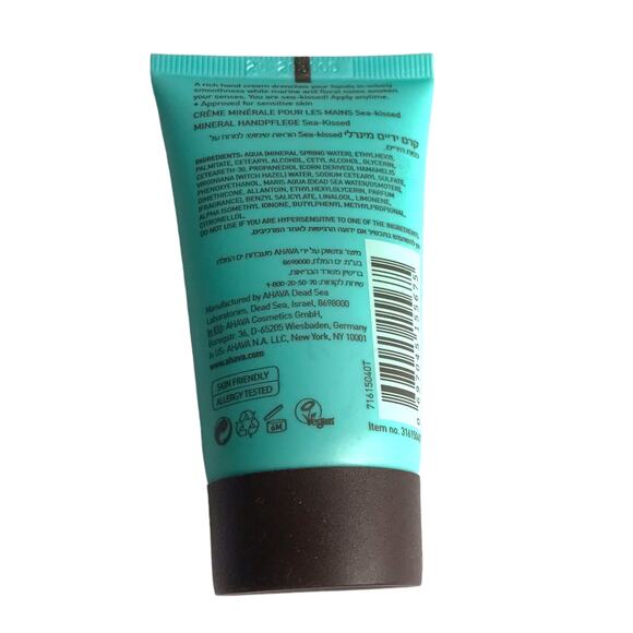 Ahava Deadsea Water Mineral Hand Cream Mini Travel Size 1.3oz Sea-Kissed NWOT - Picture 9 of 12